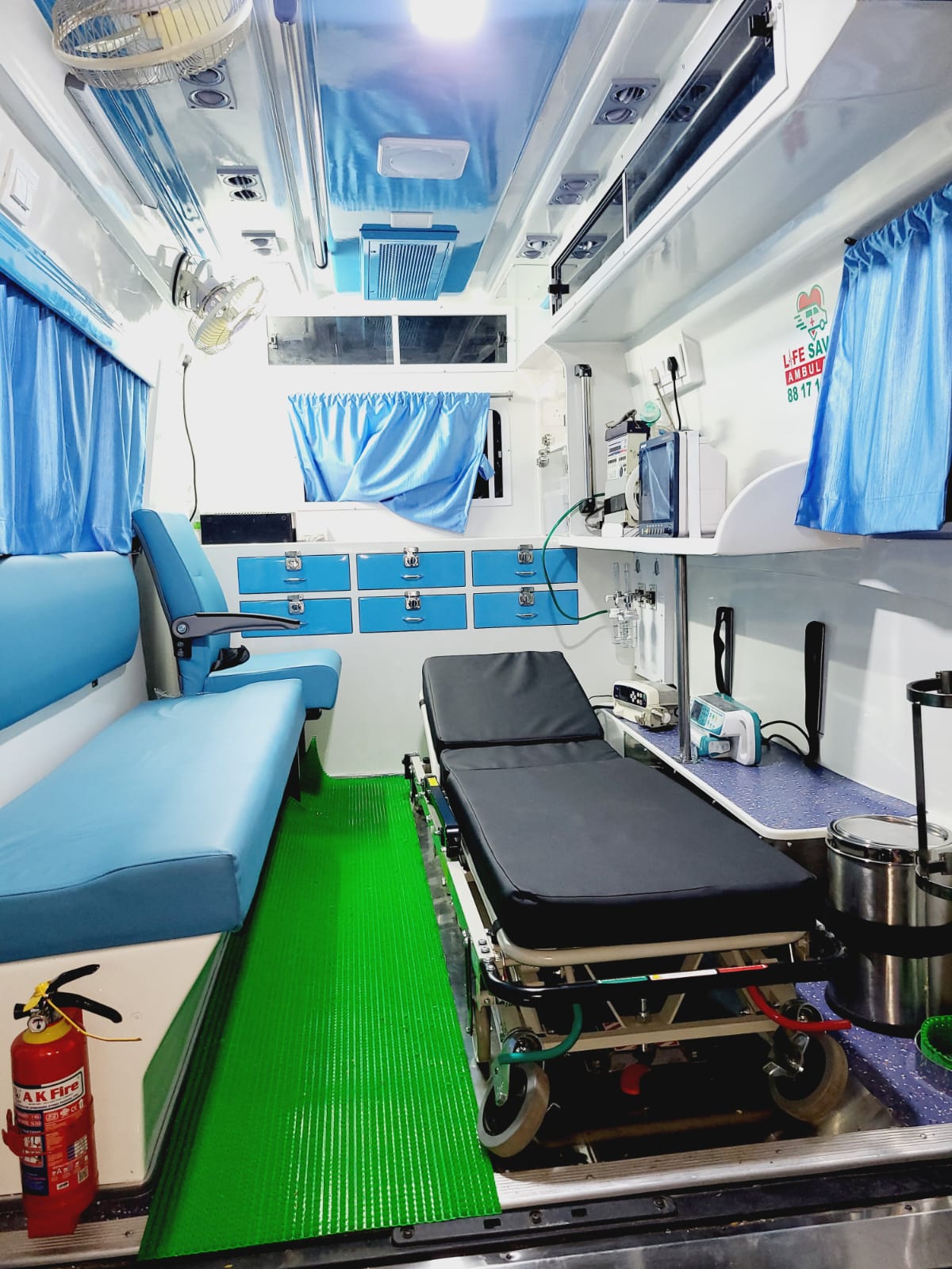 AC ambulance interior
